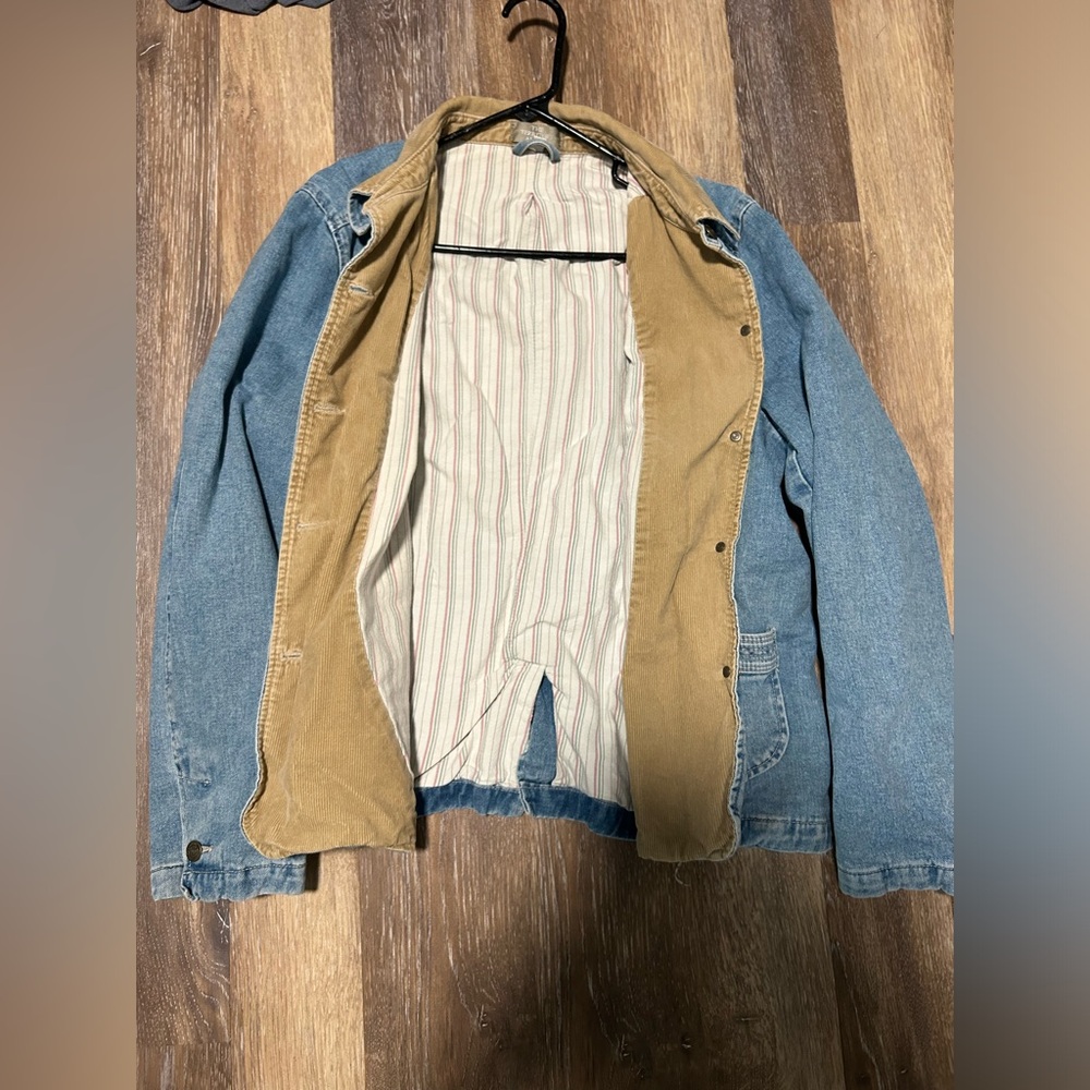 The Territory Ahead Blue Denim Lined Chore Jacket XL - Picture 3 of 8